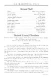 Page 13 Yearbook Staff and Council Names