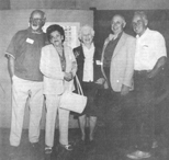 Harry Allison, Frances Dulcich, Florence & Milton Baker, Don Hixson, 1989